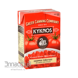 Kyknos, томаты кусочками в собственном соку