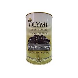 Маслины черные оксидированные с косточкой в рассоле Olymp (71-90)