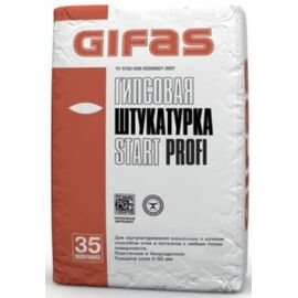 GIFAS Штукатурка гипсовая PROFI (от 5 до 50 мм) 35 кг/40 шт