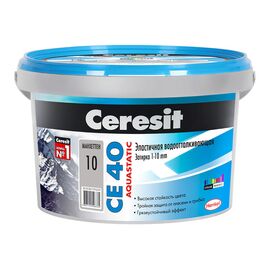 Ceresit СE 40/2кг  Затирка аквастик (манхет 10)