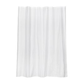 Занавеска (штора) Paisley для ванной комнаты тканевая 180х200 см., цвет белый