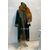 Башкирский национальный костюм "Елян + шапка "Салават". Национальный халат Зелян зеленого цвета и шапка бурек лиса огневка, изображение 2