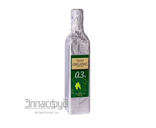 OLIVI Kalamata, масло оливковое Organic, кислотность 0.3 % полуостров Пелопонес