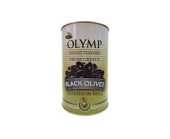 Маслины черные оксидированные с косточкой в рассоле Olymp (71-90)
