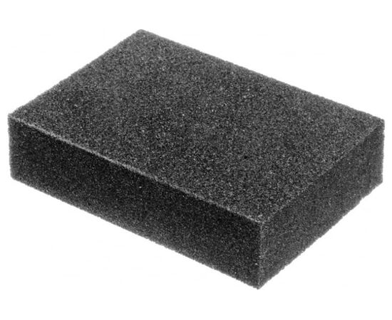 Губка шлифовальная полиуретан на основе из оксида алюминия P120, 100*75*25мм 32-0-101