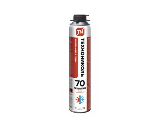 Пена ТЕХНОНИКОЛЬ монтажная профессиональная 70 PROFESSIONAL всесезонная, нетто 885 гр. (12шт./уп.)