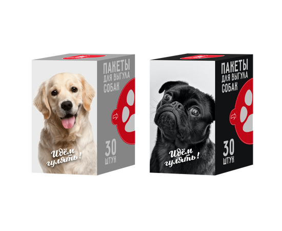 Пакеты для выгула собак "Уфа ПАК" в упаковке 1 рулон 30 шт