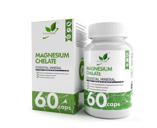 NaturalSupp, Магний хелат, капсулы, 60 шт.